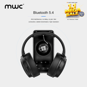 MWC Firo (MH01B) | Bluetooth 5.4 Headphone | HQ Stereo Sound | Standby Time 300H | Play Time 12 Hours | With 3.5mm Audio Jack