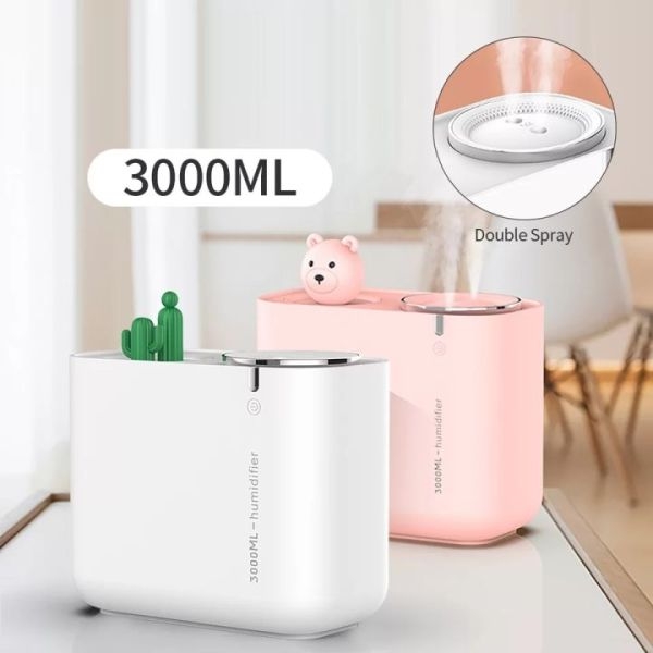 Ultra Silent 3L Humidifier With Auto Shut Off Nano Tech - Image 2