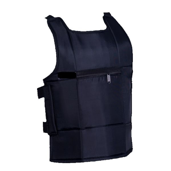Black Solid Chest Guard/ Bike Chest Guard with Fur Inside (Color May Vary) - Image 3