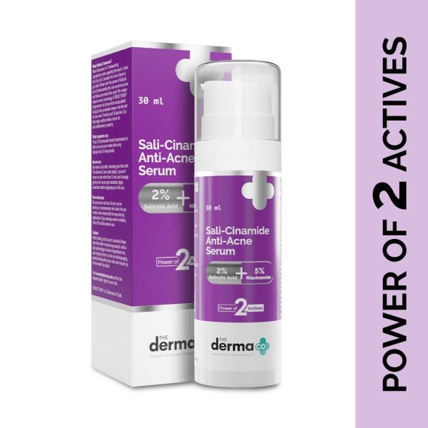 The Derma Co Sali-Cinamide Anti-Acne Face Serum with 2% Salicylic Acid & 5% Niacinamide for Acne & Acne Marks - 30ml - Image 2