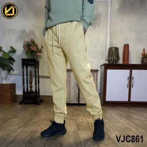VIRJEANS (VJC861) Summer Stretchable Relax Fit Heavy Trouser For Men-Cream