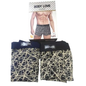 2pcs Genuine Comfortable Body Love Men Under wares 95% Regenerated cellulose  5% Elastic