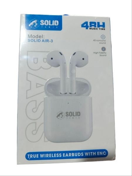 2rd Gen. Solid Power ENC TWS Bluetooth V5.4 l 48 Hours Music Time l 110 HoursTalk Time l Stand By 200 Hours l Transmission Distance 12M l 10MM l Low Latency Games Calls Wireless Earbuds - Image 3