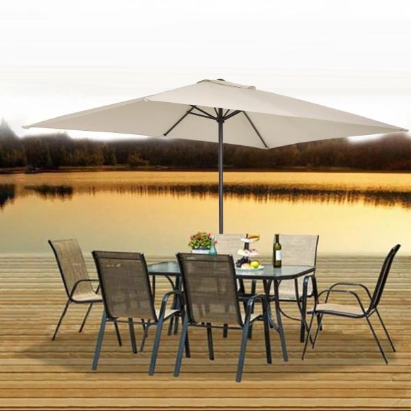 2x3M Garden Sun Shade Sail Shade Cloth Umbrella Cover Outdoor Rainproof Square Replacement Beach Waterproof Awning Cloth - Image 4