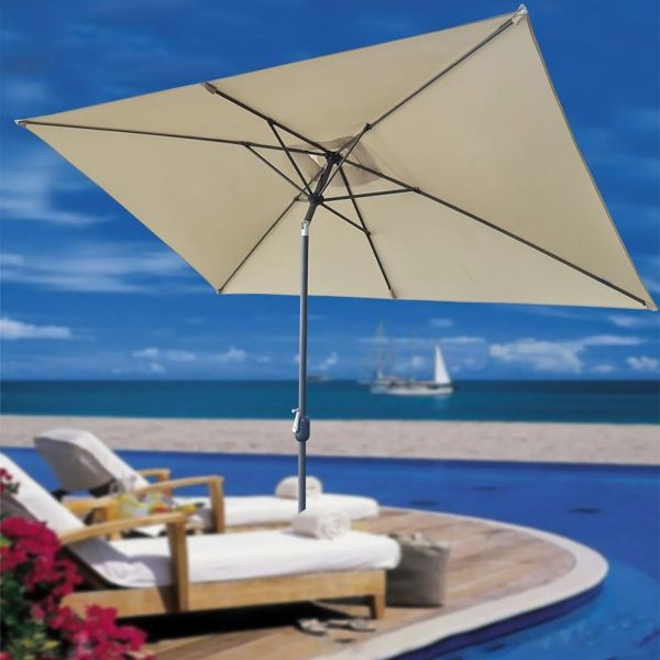 2x3M Garden Sun Shade Sail Shade Cloth Umbrella Cover Outdoor Rainproof Square Replacement Beach Waterproof Awning Cloth - Image 2