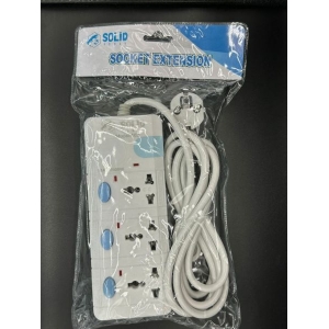 3, 4, 5 And 6 Outlet Power Electrical Wall Plug Socket Surge Protector Strip Switch Adapter -5M Cable