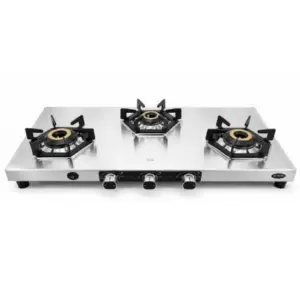 3 Burner Auto Ignition Gas Stove