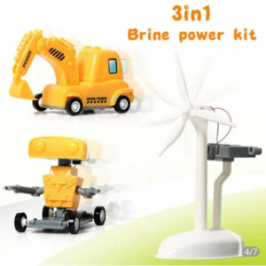 3 In 1 Brine Power Kit - Watch The Power Of Salt Water DIY Science Toys