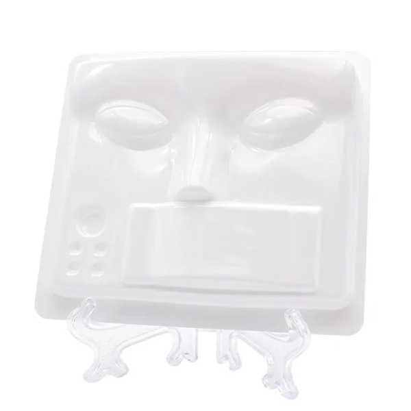 3 in 1 Face Eyelashes Training Lashes Practice Eyelashes Glue Holder Tray Face Training Tools for Exercise Practice Beauty Tool - Image 5