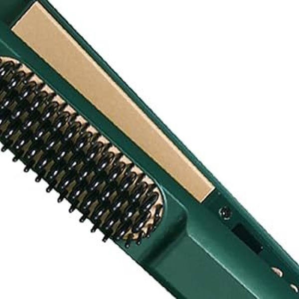 3 In 1 Flat Iron Hair Straightener And Curler, Smart Anti-perm Hair Straightener Brush Tourmaline Ceramic Flat Iron - Image 3