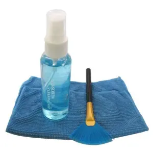 3 In 1 Kit With Cleaning Gel, Microfiber Cleaning Cloth & Fiber