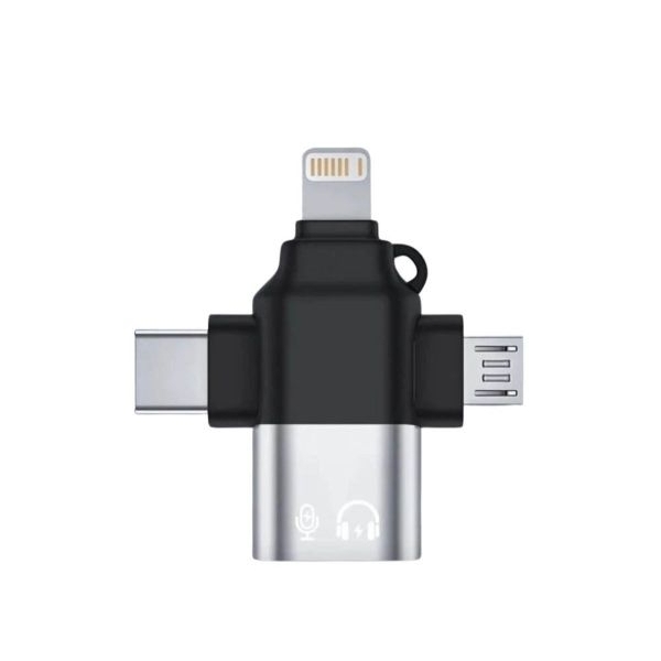 3-in-1 USB 3.0 OTG Adapter | USB to Type-C, Micro USB & Lightning | 200MB/s High-Speed Data Transfer | Plug & Play - Image 4