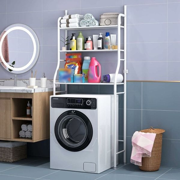 3-Shelf Bathroom Organizer Toilet Waterproof Iron Rack Shelf - Image 4