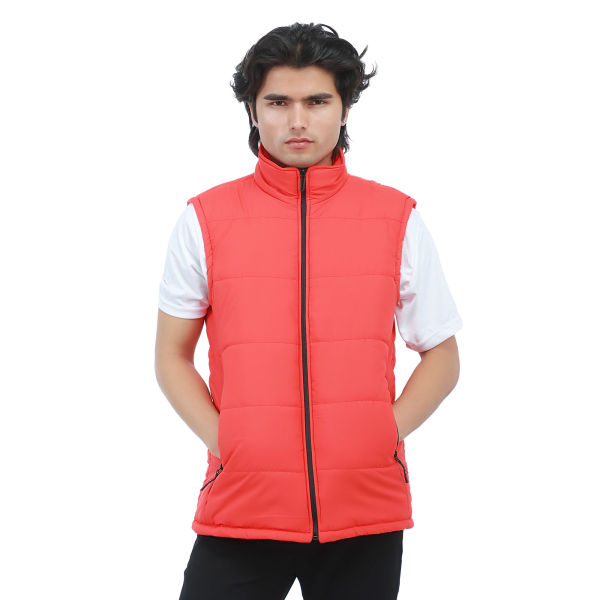 3 Layer Windproof Puffer Half Sleeves Winter Jacket For Men. - Image 5
