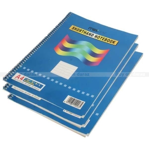 3 Set Of Maxleaf 60 Sheets A4 Shorthand Spiral Notebook