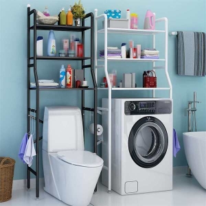 3 Tier Laundry Bathroom Storage Rack Above Washing Machine And Toilet Washers & Dryers