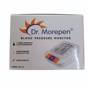 3 Year Warranty Dr. Morepen Electronic Digital Automatic Blood Pressure Monitor Machine BP Measuring Set With USB-Port Having Charging Option