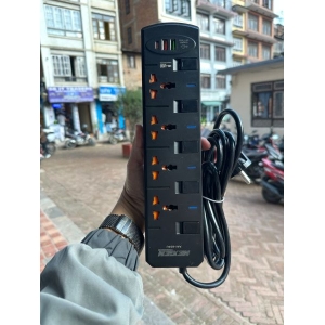 3000W | 3M Cable | 4 Outlets + 2 USB + 1 Type C Port | Pure Copper Wire | Fast Charging Extension Socket USB and Type C | Multiplug