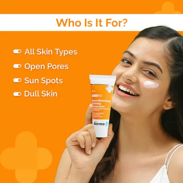 The Derma Co. Pore Minimizing Priming Sunscreen With Spf 50 & Pa+++ For Open Pores & Uva/Uvb Protection - 50G - Image 5