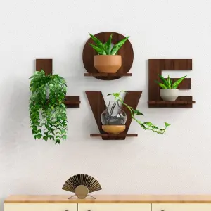 Love Wooden Shelf Wall Hanging Art Decor for Home Living Room Bedroom