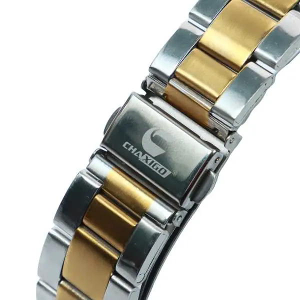 Golden Dial With Golden/Silver Stainless Steel Strap For Women - Image 3