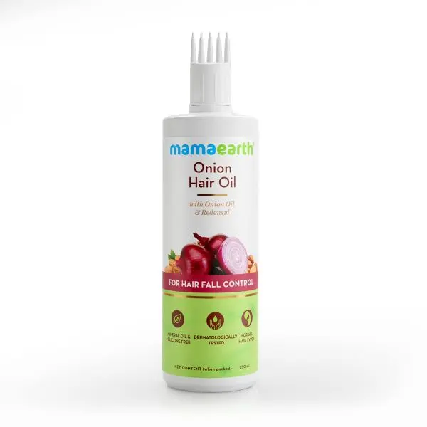 mamaearth Onion Hair Oil With Onion Oil & Redensyl - 250ml - Image 2