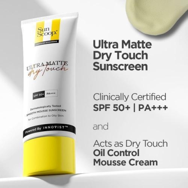 Sunscoop Ultra Matte Dry Touch Sunscreen SPF 50+ PA+++ 45gm - Image 2
