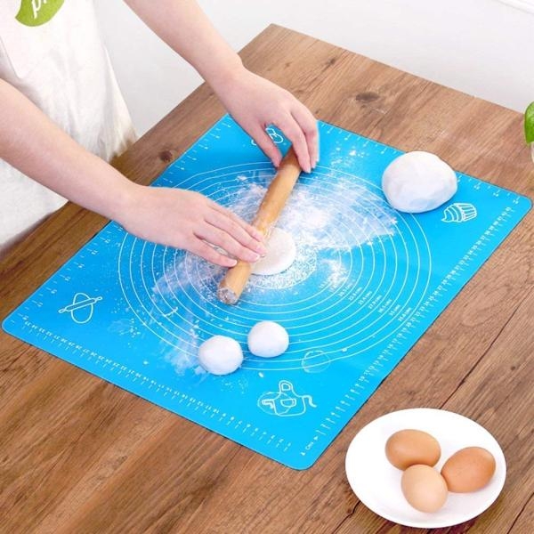 30x25cm Silicone Rolling Pastry Baking Mat for Fondant Cookies Cake Sugar craft - Image 2