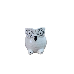 3.5 Inch Cute Owl Shaped Ceramic Pot