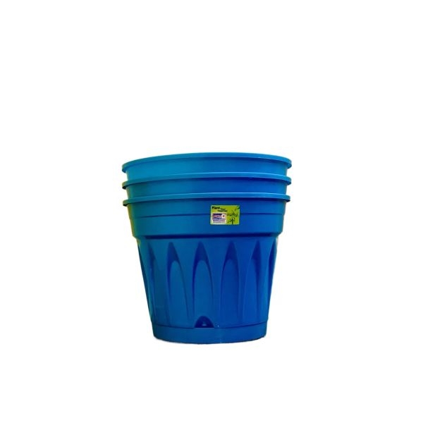 3pcs Multicolor Elegant Flower Pot / Planter 9 Inch For Indoor Outdoor With Plate - Image 4