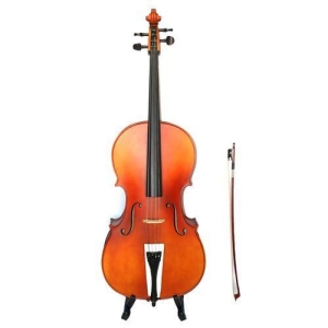 Cello Brown 4/4 Sized Cello With Bag & Bow
