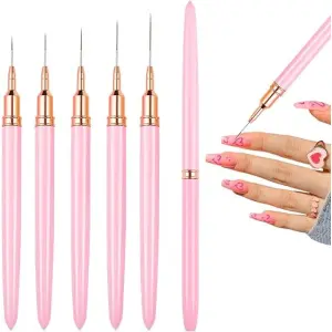 Nail Art Brush Lining Brush Nail Liner Brush 7mm-30mm for Nail Technicians Manicure Tools