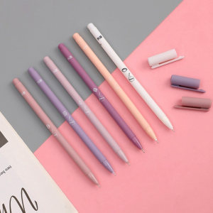 KOJA Kawaii Aesthetic Gel Pens - School Supplies - Black Ink Gel Pen Set of 6
