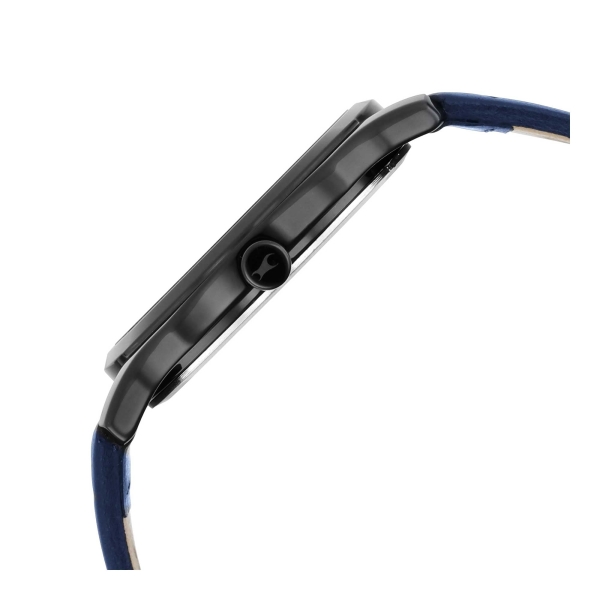 Fastrack Stunners Quartz Alog Blue Dial Leather Strap Watch for Guys - Image 3
