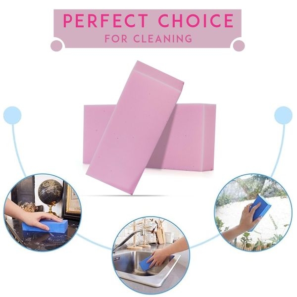 Tearless Super Magic Sponge PVA Absorbent Washing Block for Cars, Windows, Floors, Desks Multifunction Household Cleaning (Random Colors) - Pack of 1, Polyvinyl Alcohol - Image 3