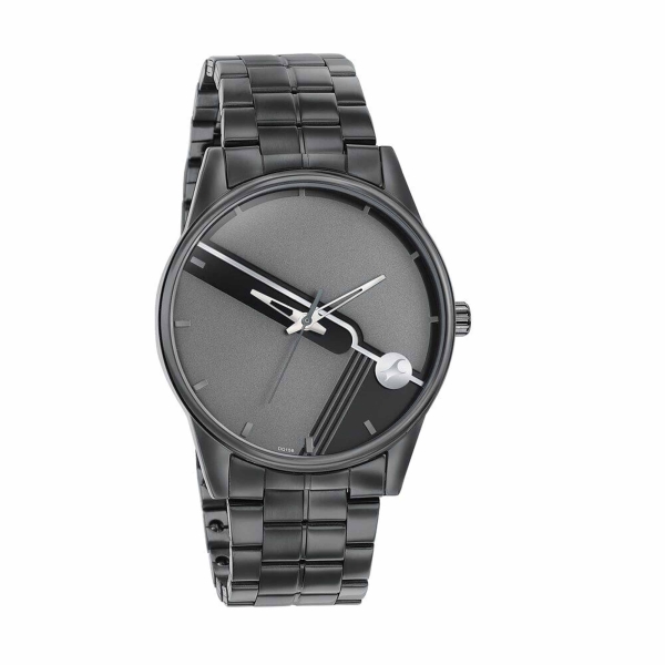 Fastrack Stunners Quartz Analog Grey Dial Stainless Steel Strap Watch for Guys 3305NM02 - Image 2
