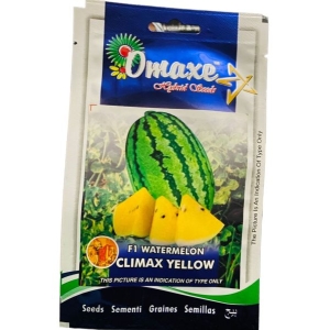 1 Packet F1 WATERMELON CLIMAX YELLOW Omaxe Seeds By Savyata Stores For Kitchen Garden