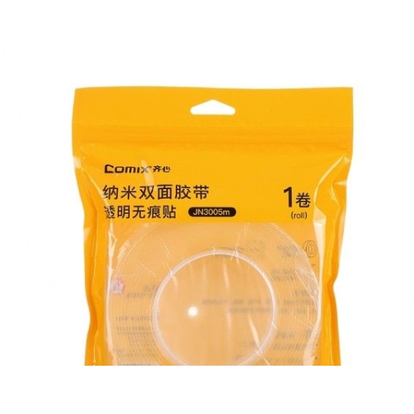 Comix JN3003M Double-Sided Tape – 1 Roll | 3m × 30mm × 1mm Strong Adhesive - Image 2