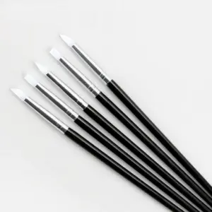Nail Art Silicon Pen for Nail Technicians Nail Design Manicure Tool Pedicure Tool Set Beauty Accessories 5pcs Set