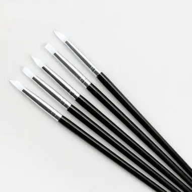 Nail Art Silicon Pen for Nail Technicians Nail Design Manicure Tool Pedicure Tool Set Beauty Accessories 5pcs Set