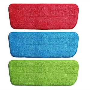 Microfiber Spray Mop Replacement Head Pads Floor Cleaning Cloth Household Cleaning Mop Accessories (Only Pads - Multi Color) (3)