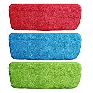 Microfiber Spray Mop Replacement Head Pads Floor Cleaning Cloth Household Cleaning Mop Accessories (Only Pads - Multi Color) (3)