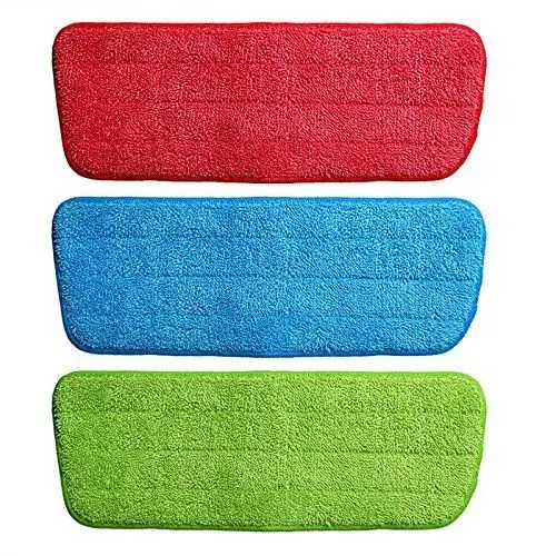 Microfiber Spray Mop Replacement Head Pads Floor Cleaning Cloth Household Cleaning Mop Accessories (Only Pads - Multi Color) (3)