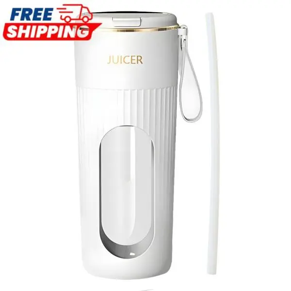 340ml Portable Juicer Electric Juicer Cup 1200mAh Blender Cup for Outdoor Travel - Image 2