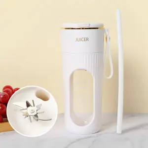 340ml Portable Juicer Electric Juicer Cup 1200mAh Blender Cup for Outdoor Travel