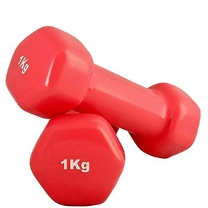 1kg, 2kg, 3kg, 4kg, 5kg Vinyl Coated Dumbbell For Home Workout