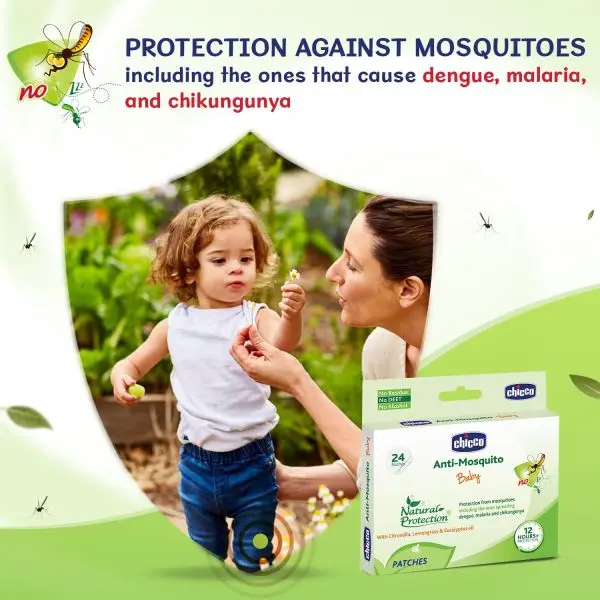 Chicco Anti-Mosquito Baby Patches with the natural protection of 12+ Hours, 1 Pack (24 Patches Inside) - Image 4