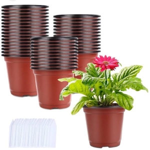 10 Pcs 5 Inch Soft Flexible Nursery Planter