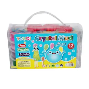 Crystal Mud Slime for kids