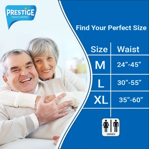 Prestige Adult Pant Style Diaper - Medium | Pack of 10Pieces - Image 2